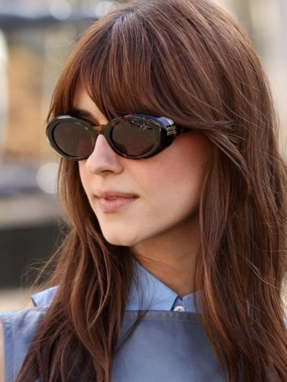 New Miu Miu MUB09S 14L20V Havana Brown Women Sunglasses SMU B09